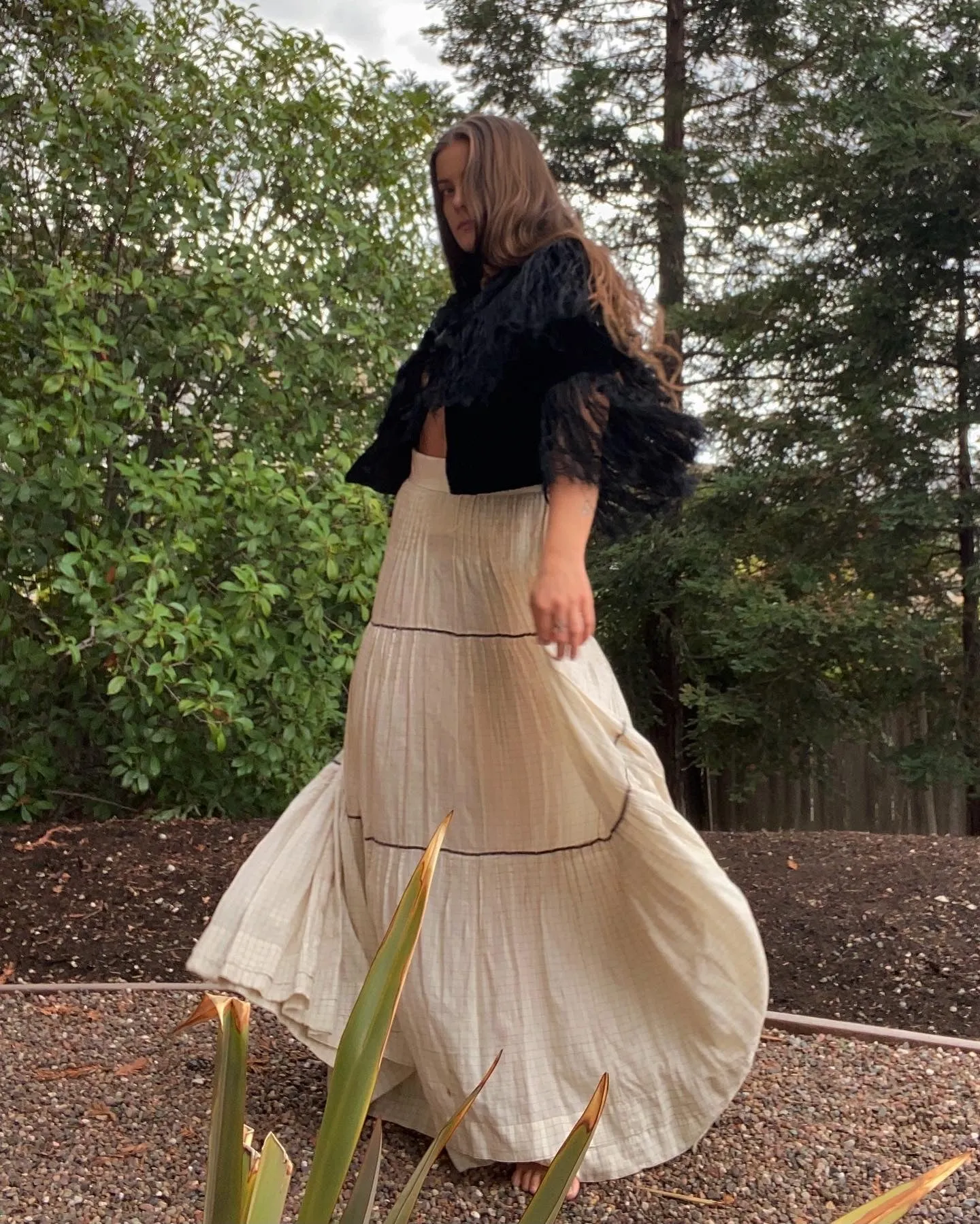 1930s Velvet Fringe Bolero Jacet