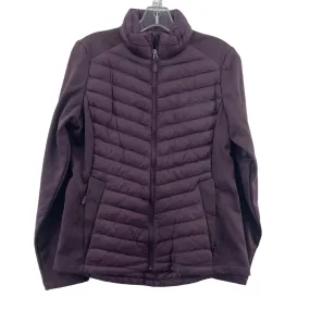 32 Degree Heat Women's Full Zip Small Quilted Nylon Jacket Purple