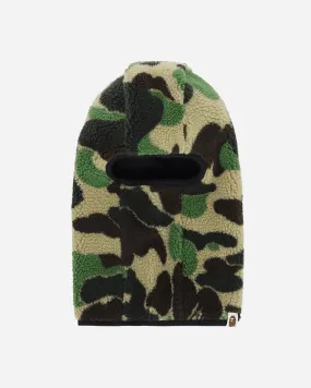 ABC Camo Boa Fleece Balaclava Green