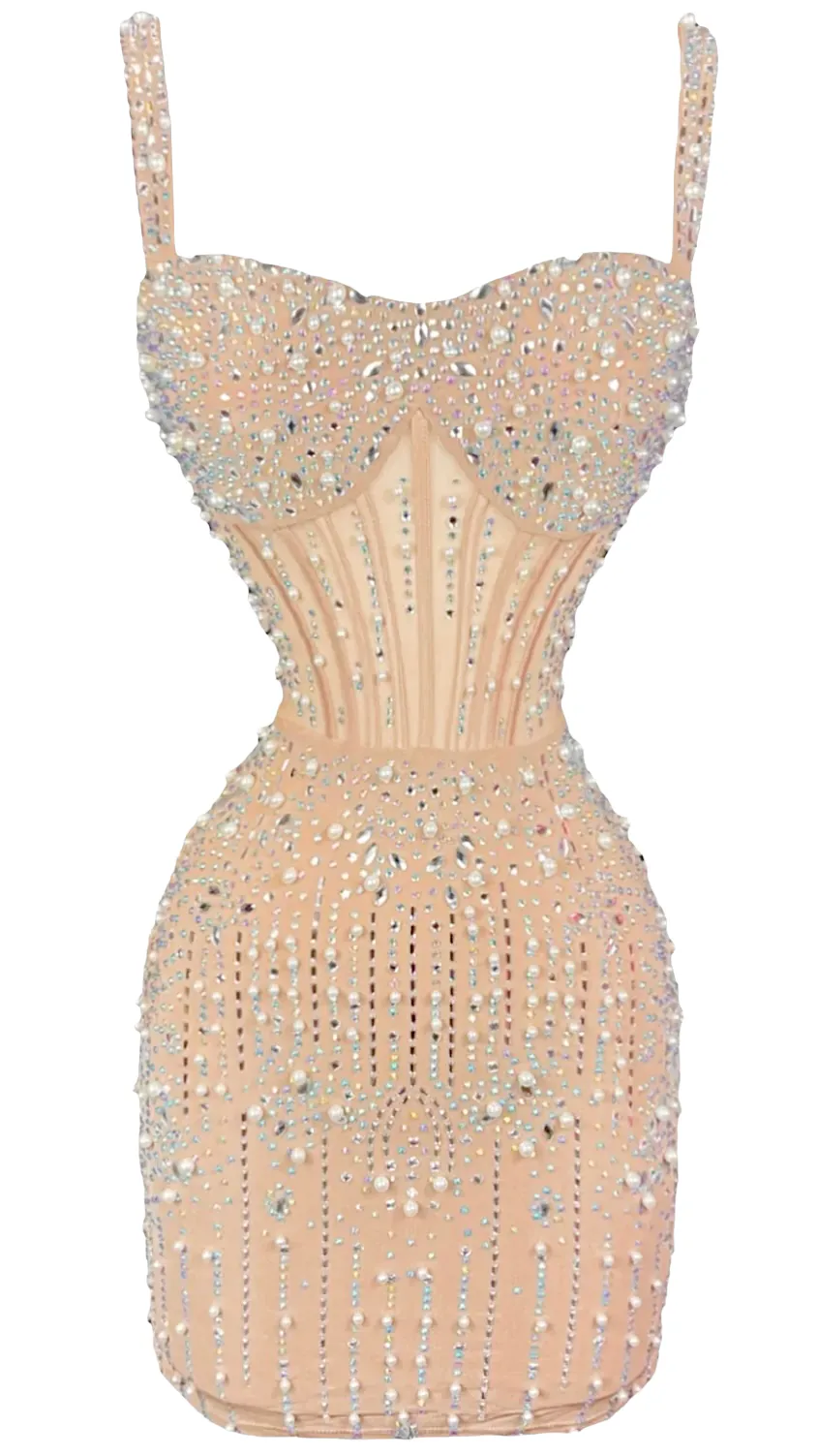 Alanna Dress - Nude