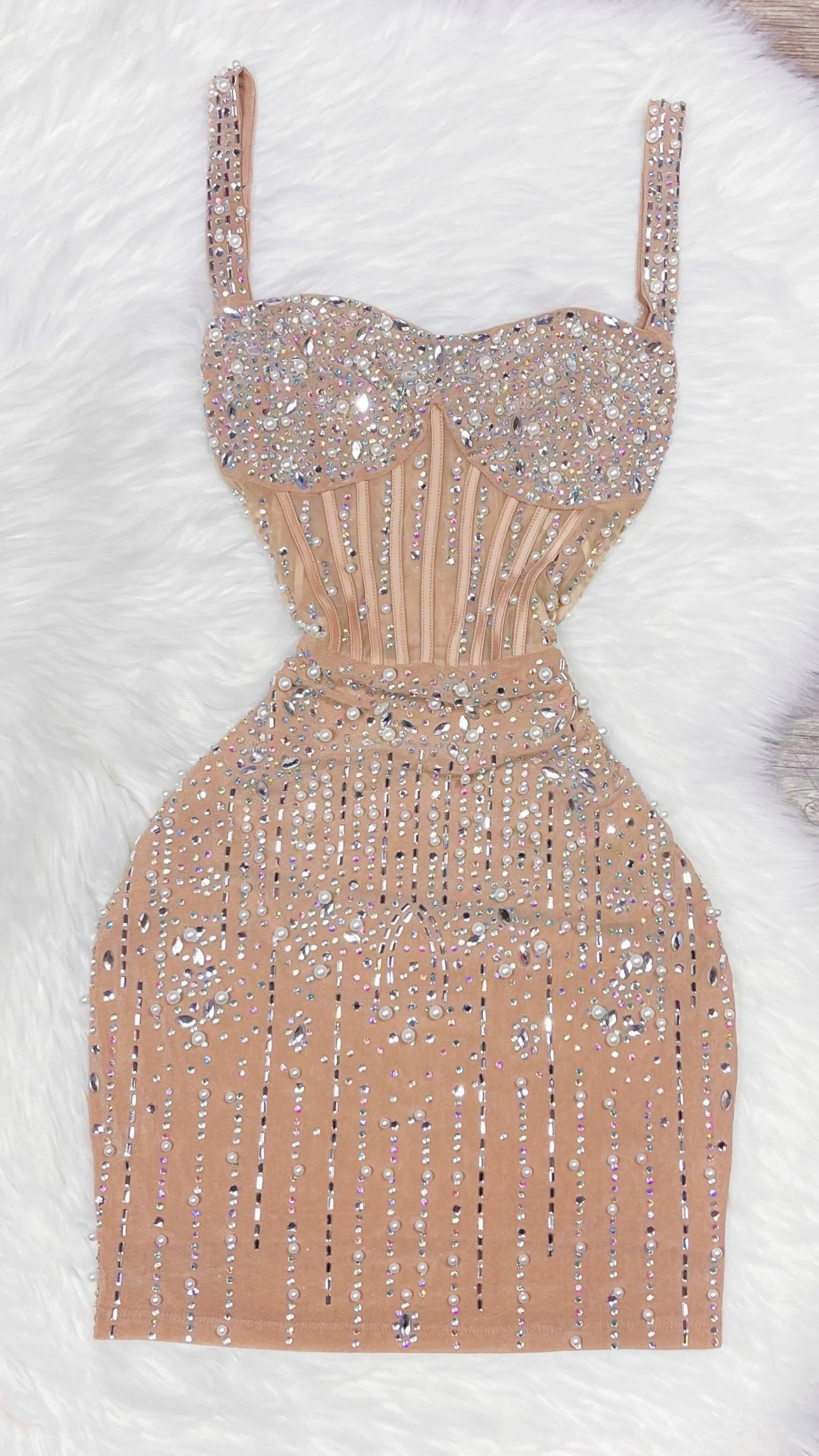 Alanna Dress - Nude