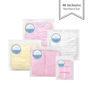 All Inclusive Cotton Muslin Newborn Set (8-Piece)