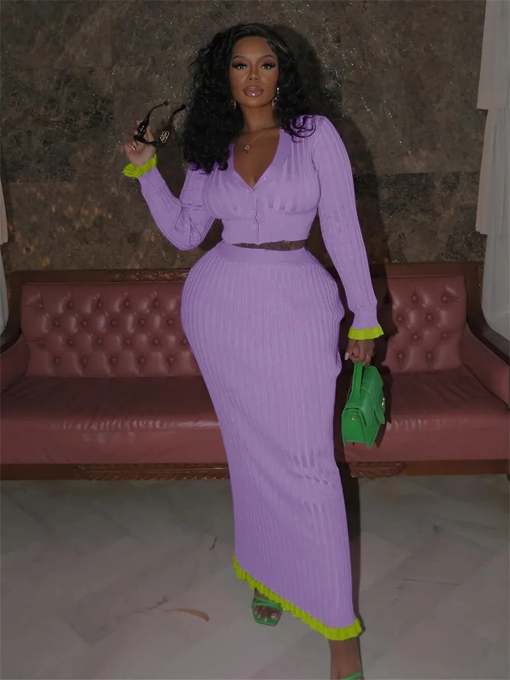 Always Devine Two Piece Skirt Set