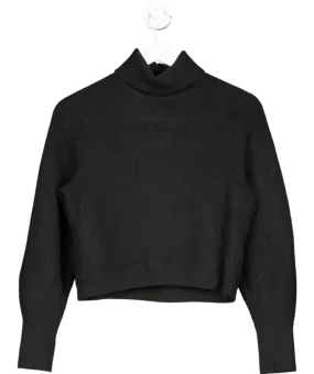 & Other Stories Black 100% Cashmere Turtleneck Sweater UK XS