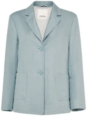 &#x27;S Max Mara   Socrates linen single breasted jacket 