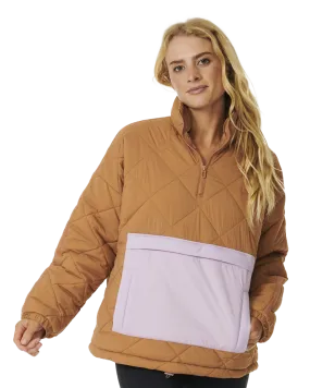 Anti-Series Pack Tech Jacket in Light Brown