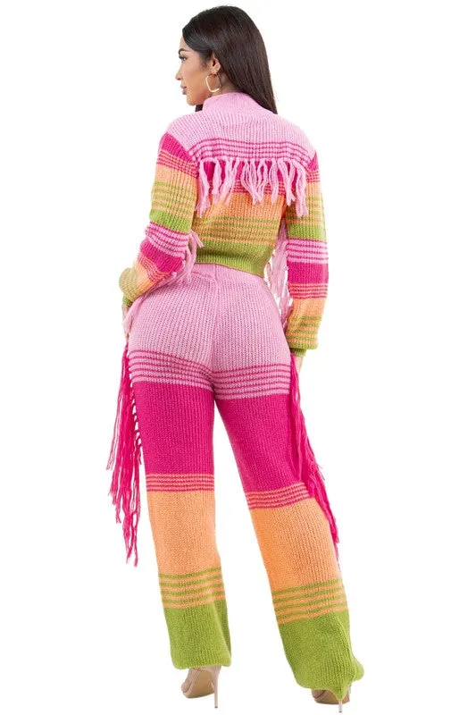 Are You Okay Boo? Fashion 2 Pc Sweater Pants Set