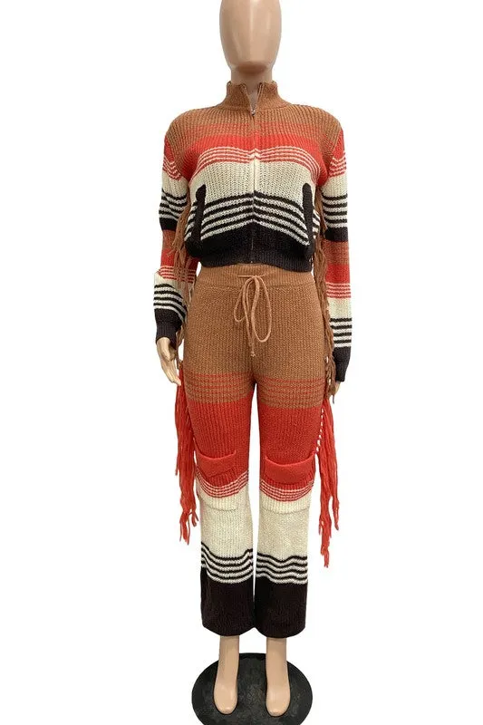 Are You Okay Boo? Fashion 2 Pc Sweater Pants Set