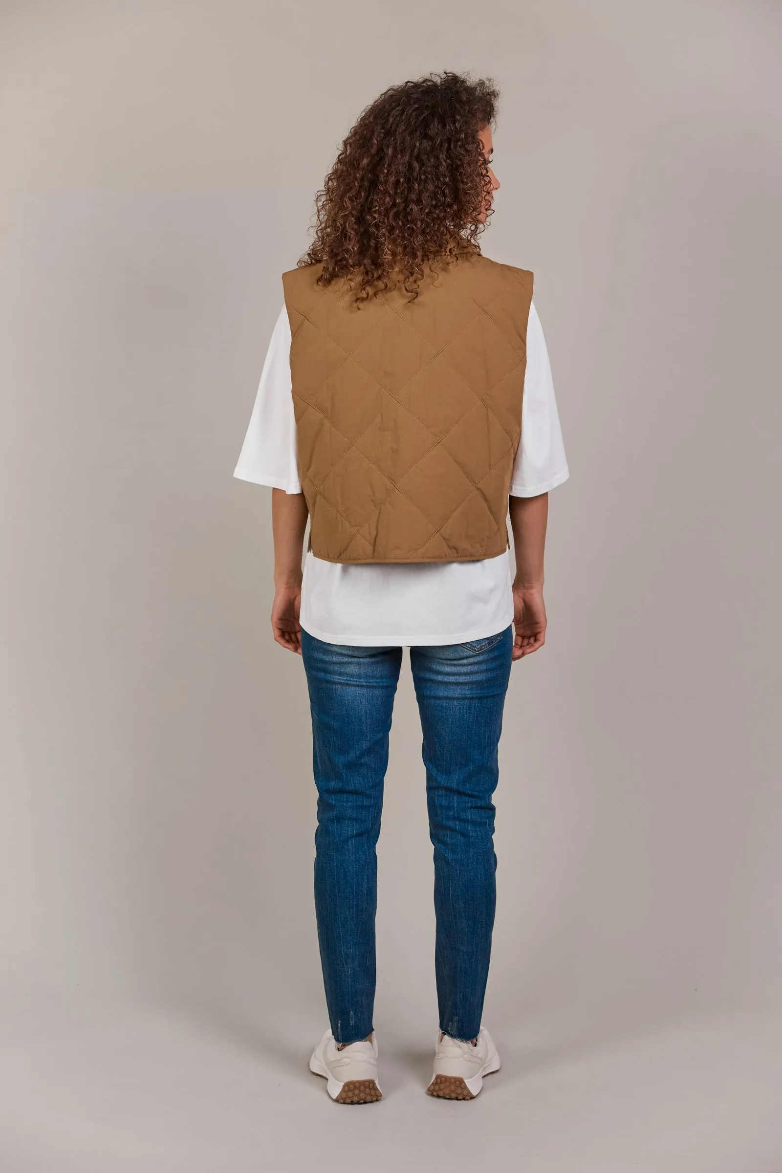 Argo Crop Vest - Hazel