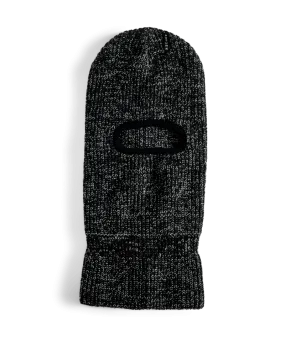 Autumn Marl Balaclava in Black 2025