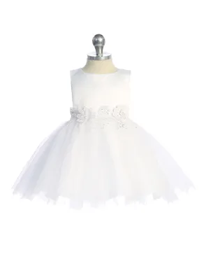 Baby Girls Tulle Charming Flower Girl Dress 0M-24M