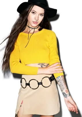 Banana Boat Crop Long Sleeve Shirt