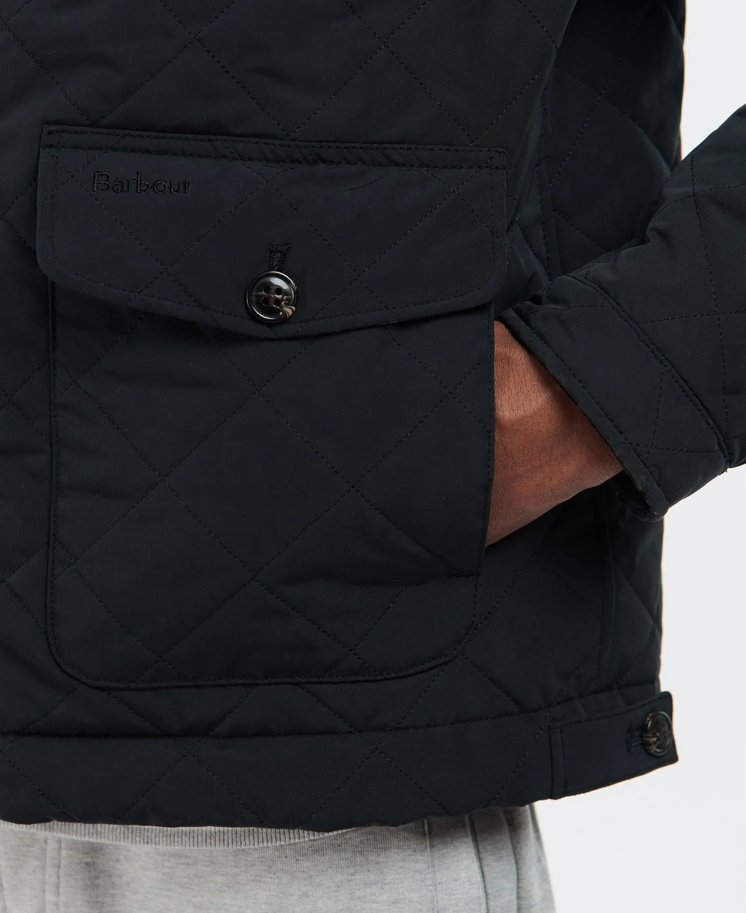 BARBOUR HITCHEN QUILTED JACKET - BLACK
