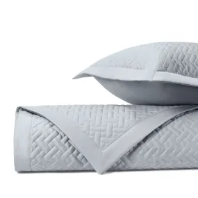 Basketweave Quilted Blue Gray by Home Treasures