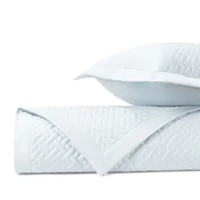 Basketweave Quilted White by Home Treasures