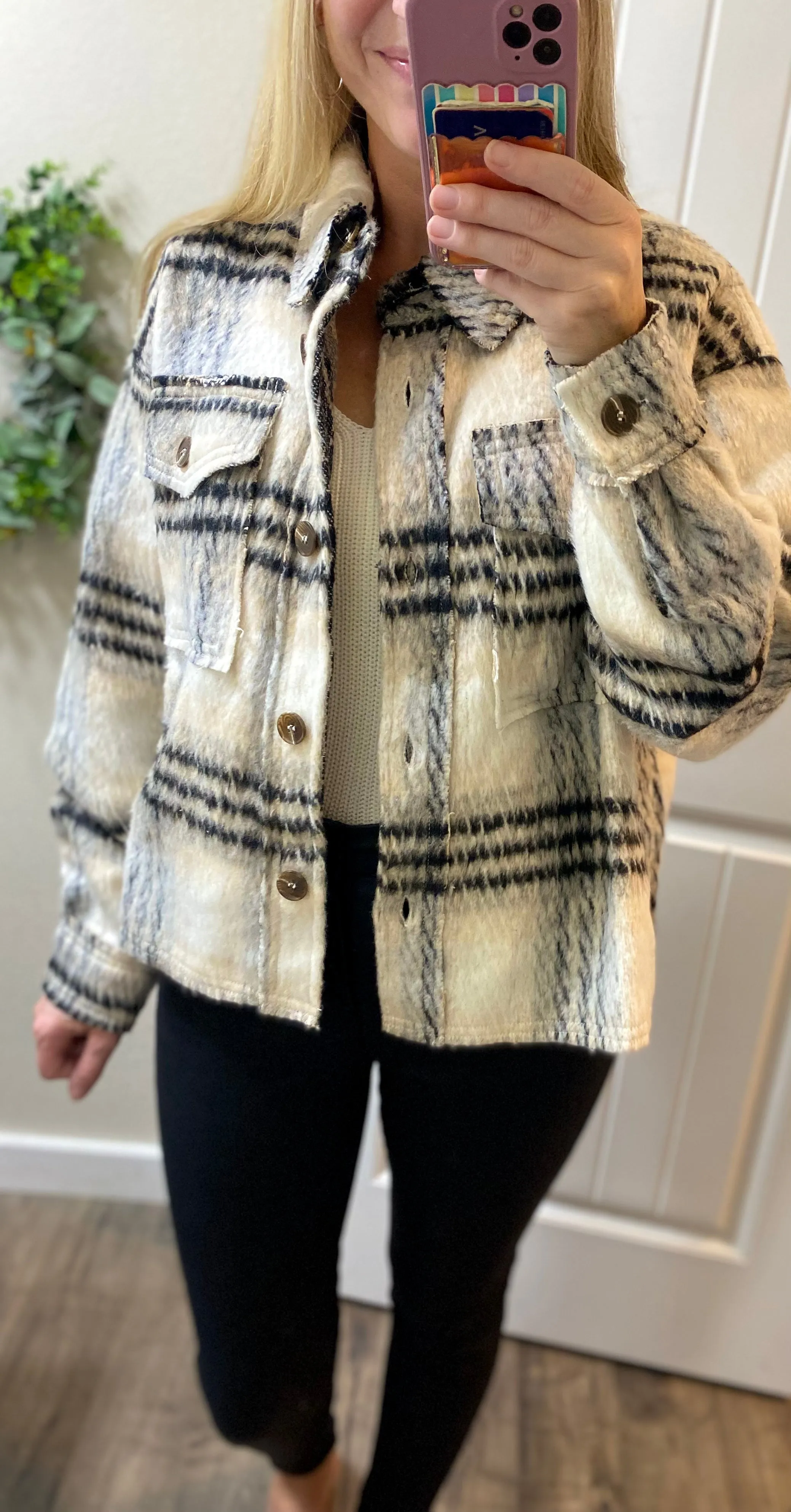 Black Plaid Jacket