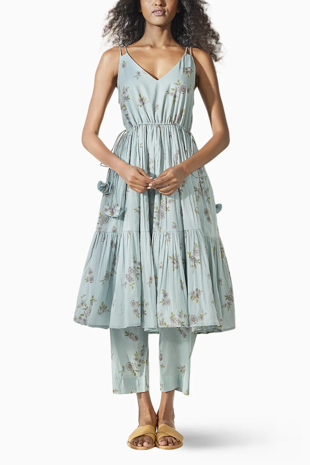 Blue Rose Coord Set