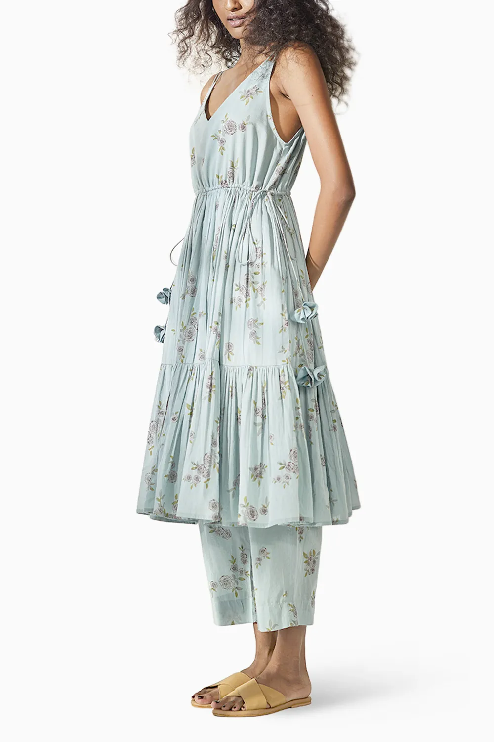 Blue Rose Coord Set