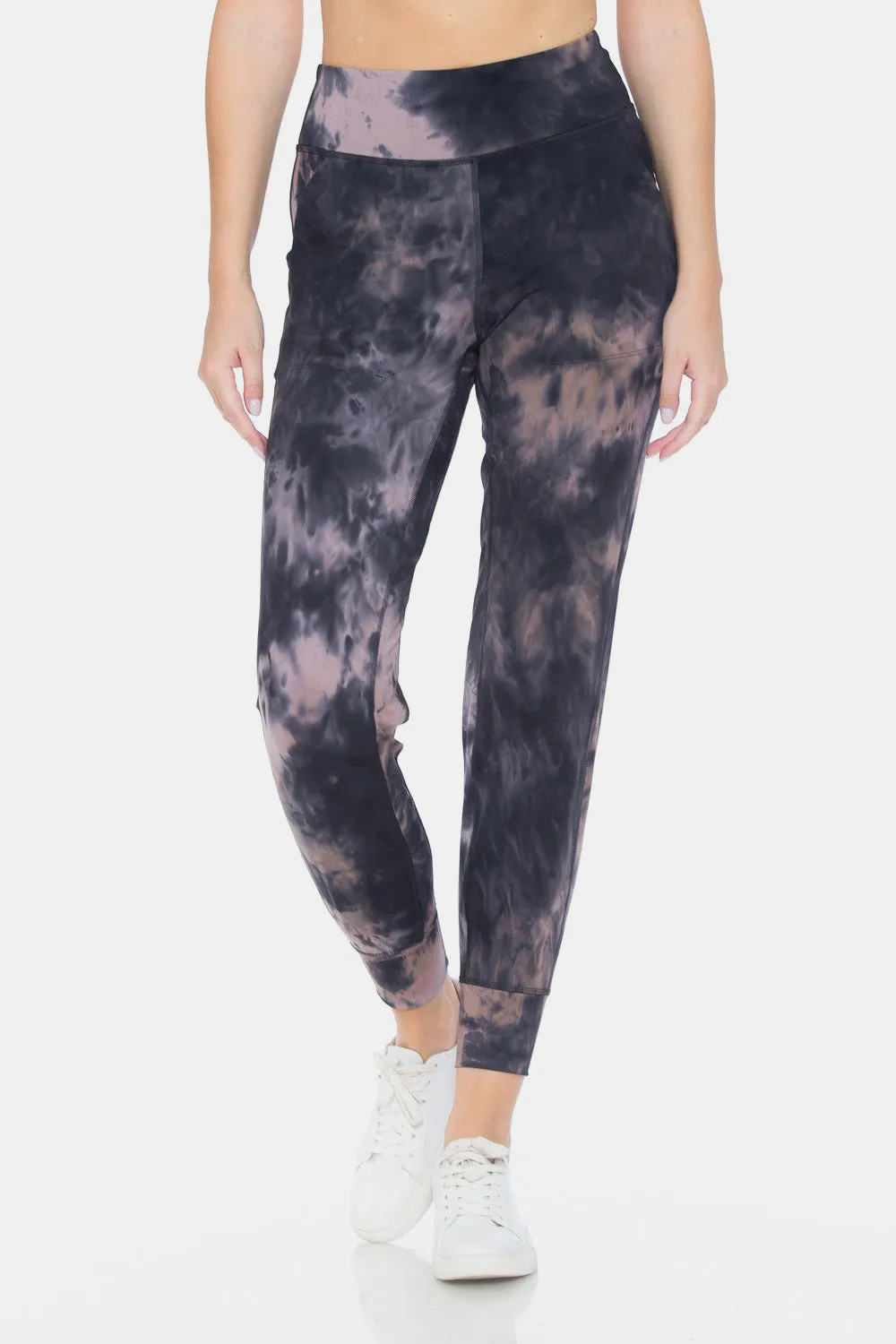 Blue Zone Planet |  Leggings Depot Tie-Dye High Waist Cropped Leggings