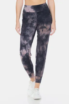 Blue Zone Planet |  Leggings Depot Tie-Dye High Waist Cropped Leggings