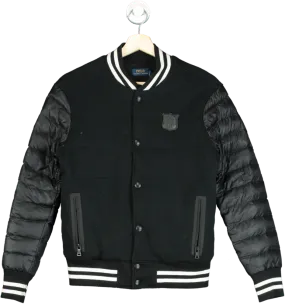 Boda Skins Black “Rosie” Varsity Jacket UK S