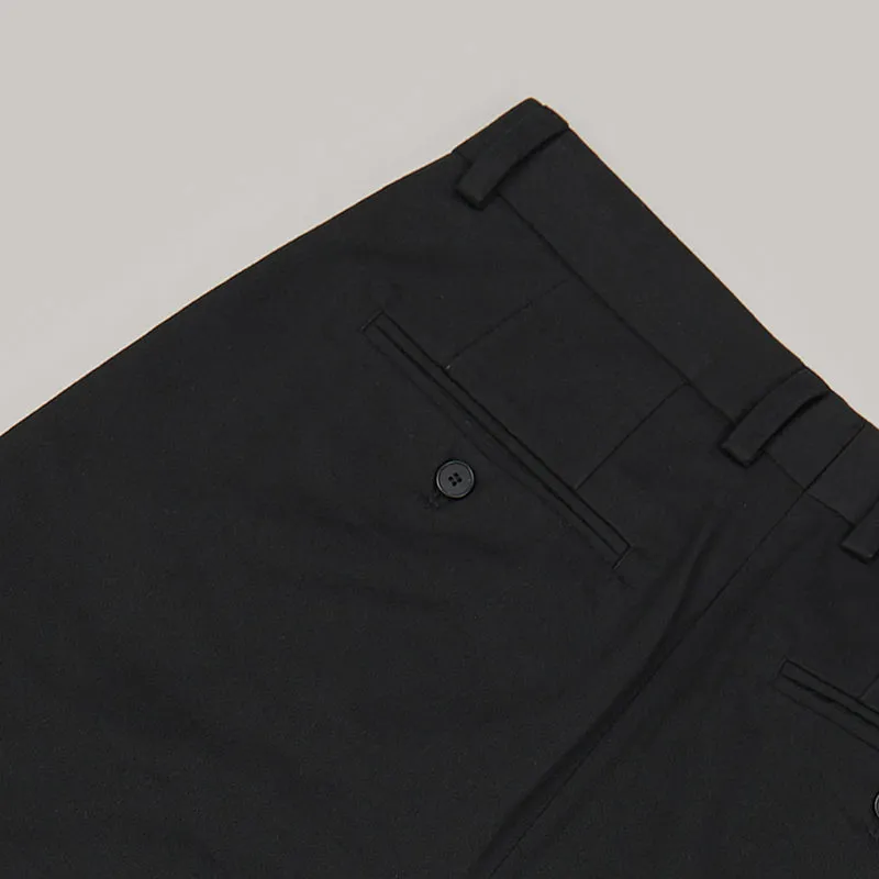 both X SECOND LAYER-POCKET CARGO PANTS-BLACK