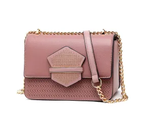 Brangio Blush Geometric Crossbody Bag