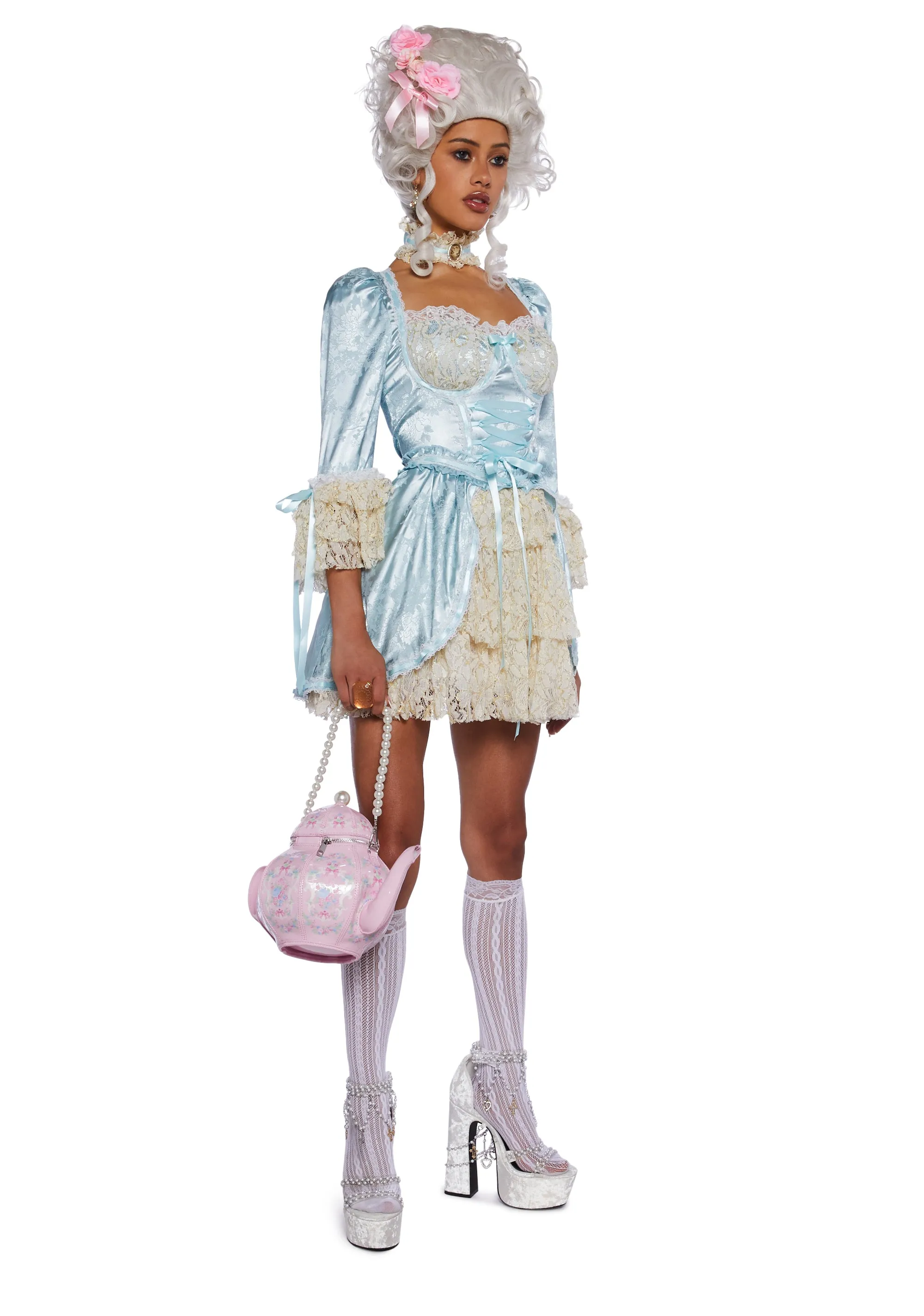 Cake Queen Costume Set - Light Blue