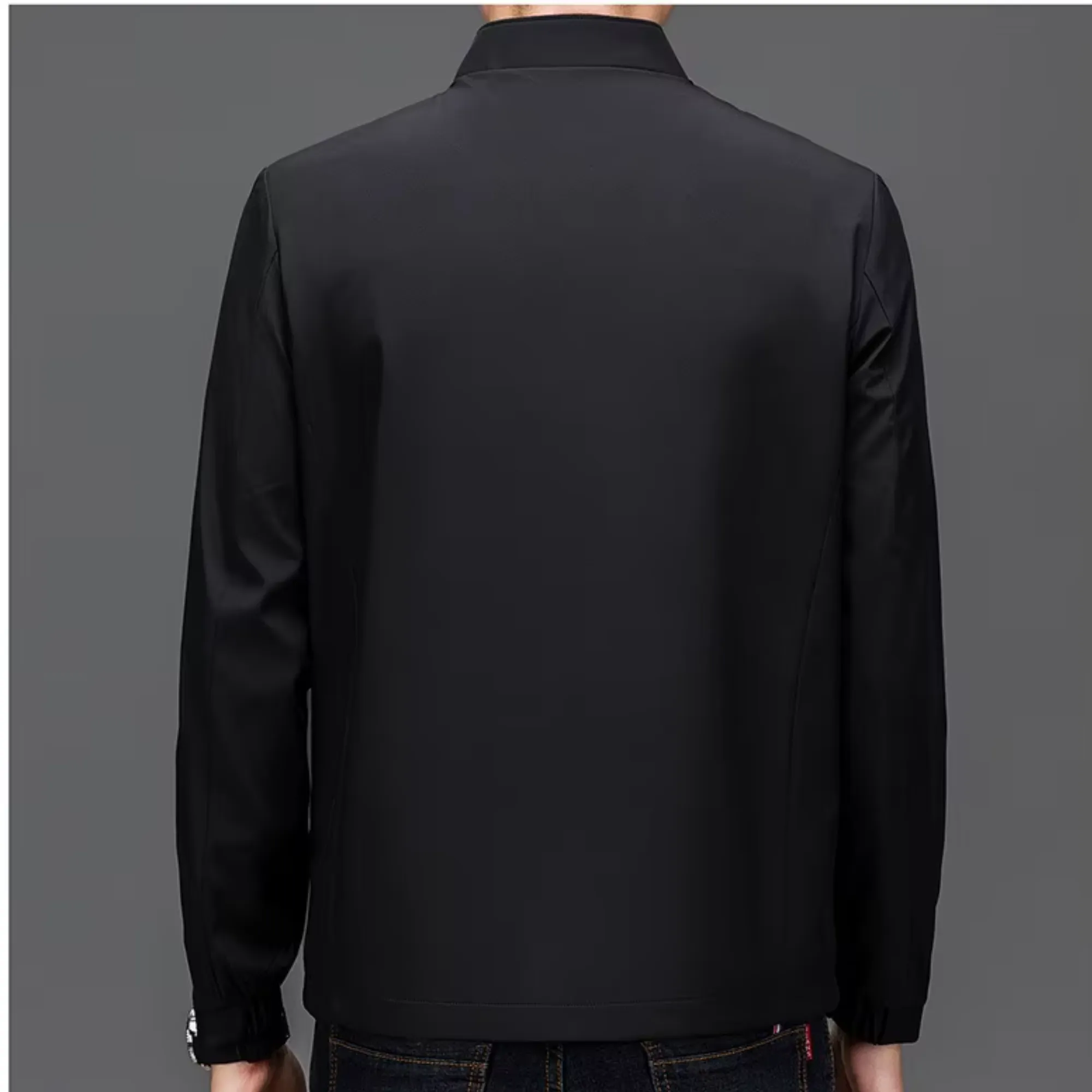 Caleb - Men's Mandarin Collar Jacket