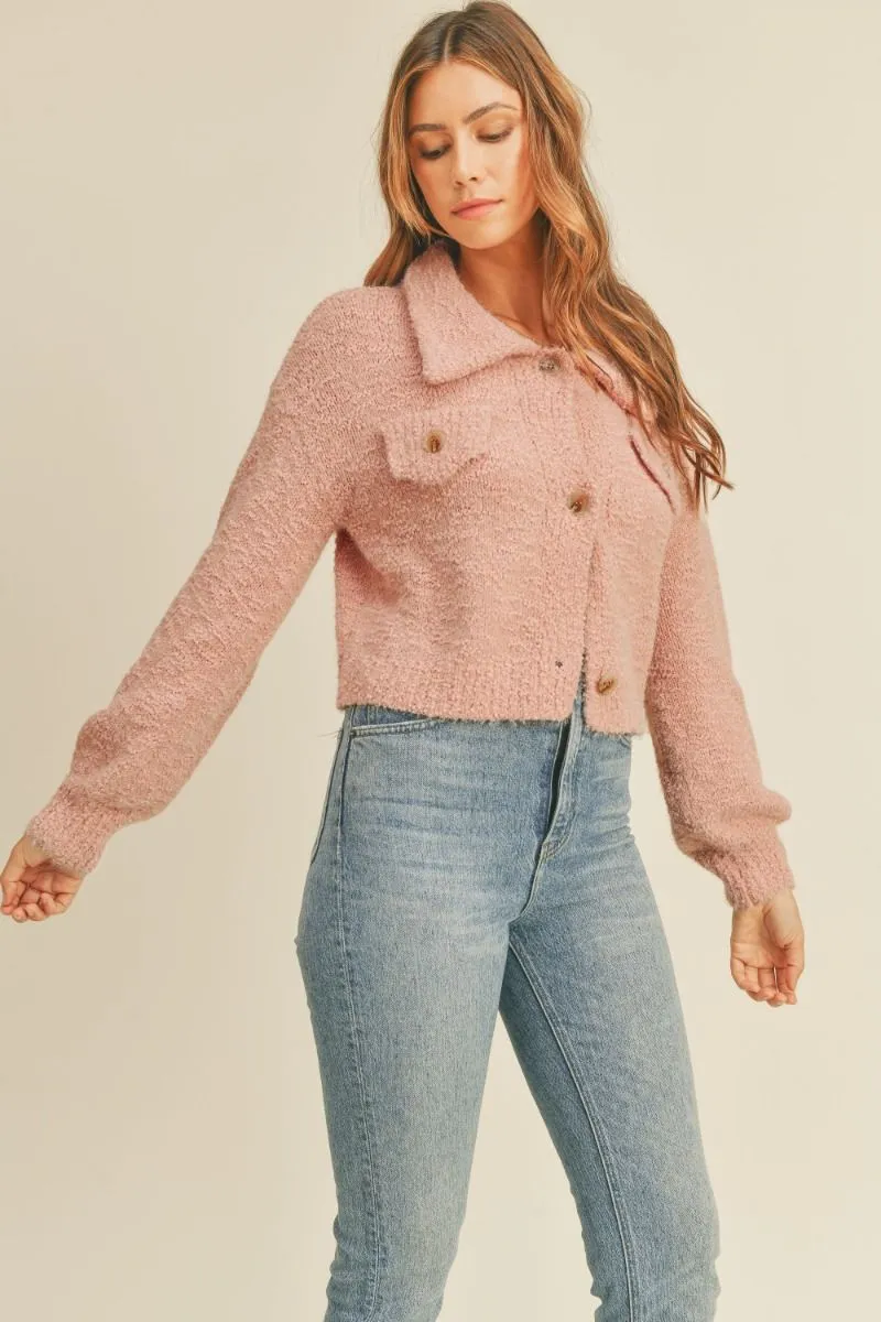 Carly Cardigan Cropped Jacket