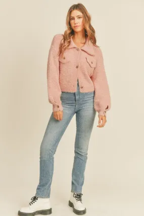 Carly Cardigan Cropped Jacket