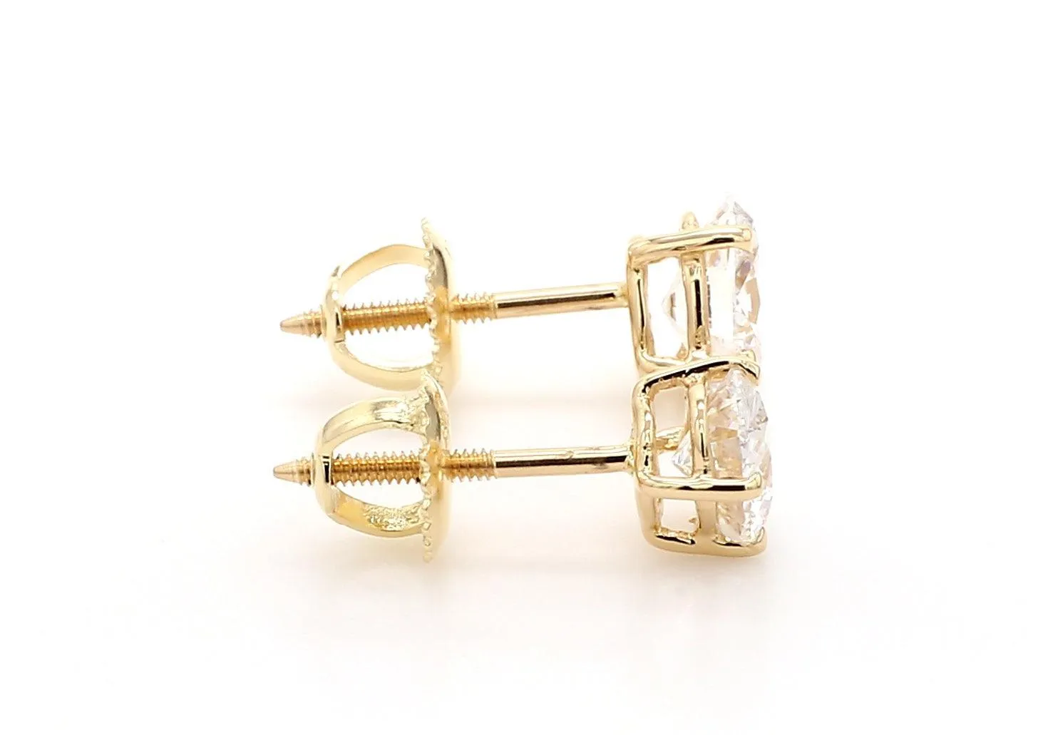 Classic Oval Earrings 1.0 Ctw Certified
