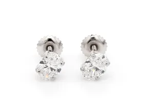 Classic Oval Earrings 1.0 Ctw Certified
