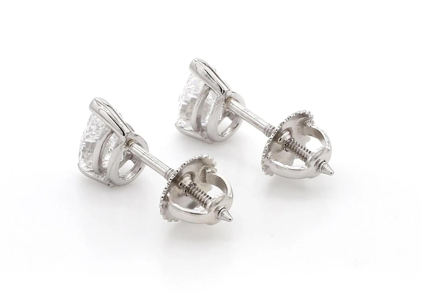 Classic Pear Shaped Earrings 1.0 Ctw Certified