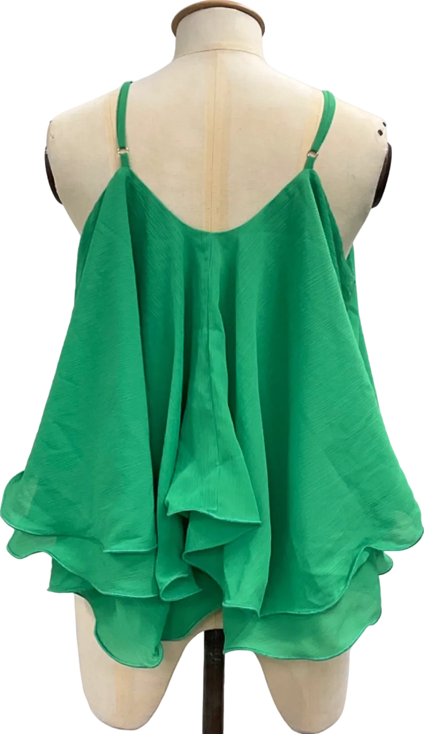 Coast Green Sleeveless Layered Top UK 8