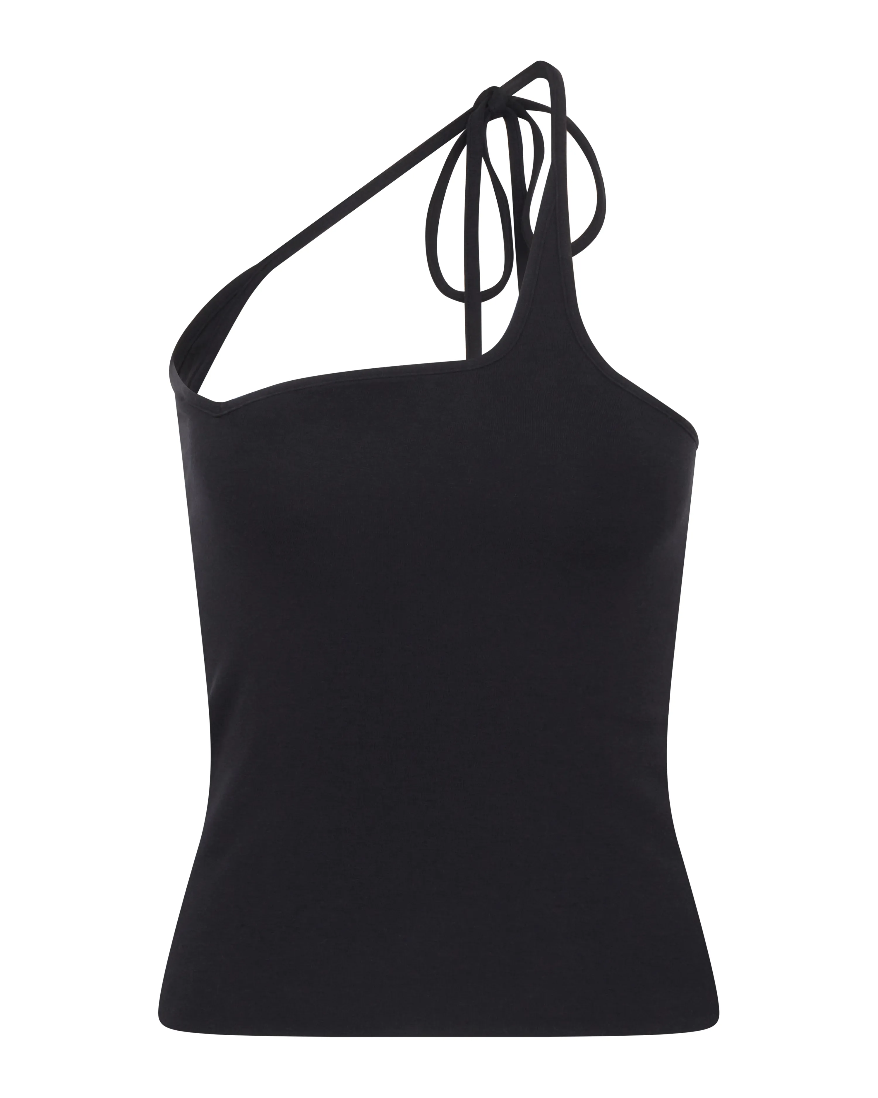 Convertible Sweetheart Cotton Top | Black
