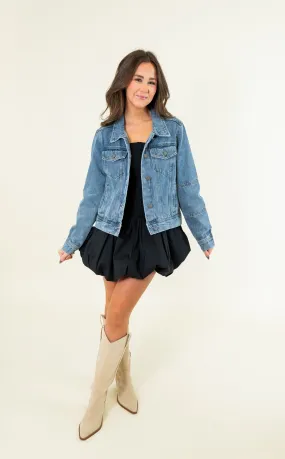 Cropped Denim Jacket