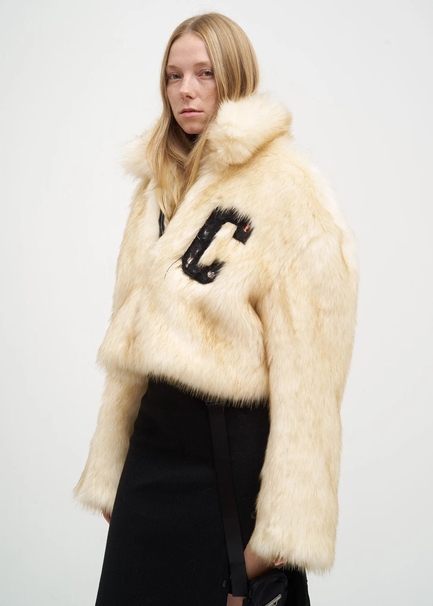 Cropped Fur Jacket