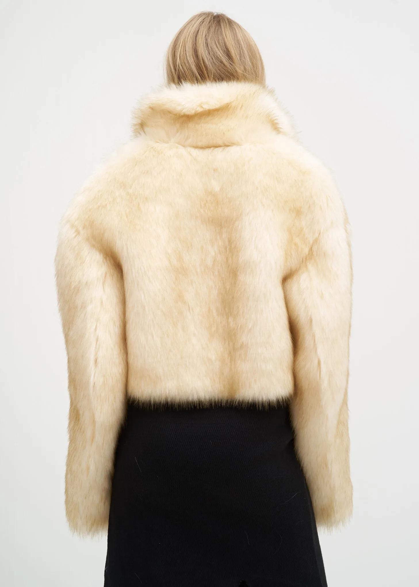 Cropped Fur Jacket