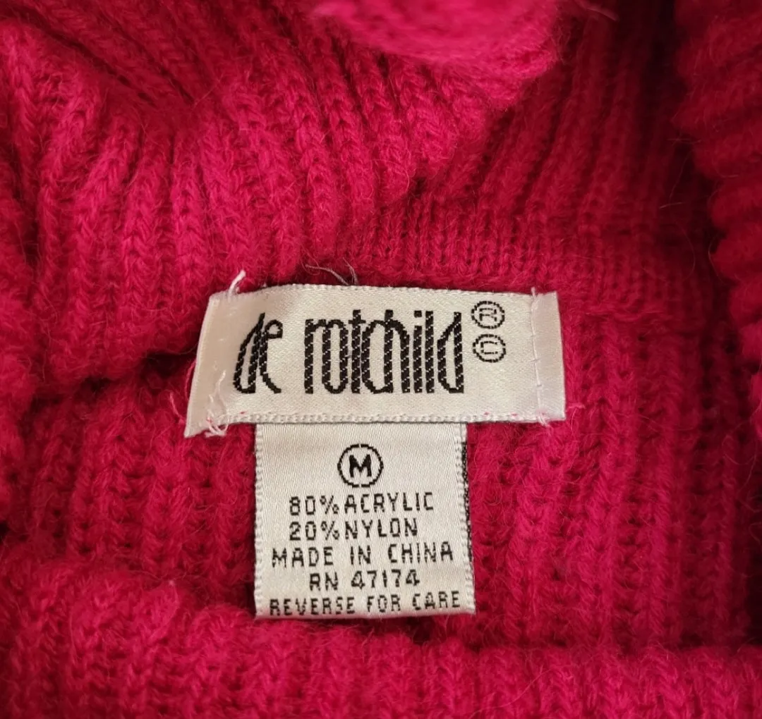 De Rotchild Knit Turtleneck Size Medium