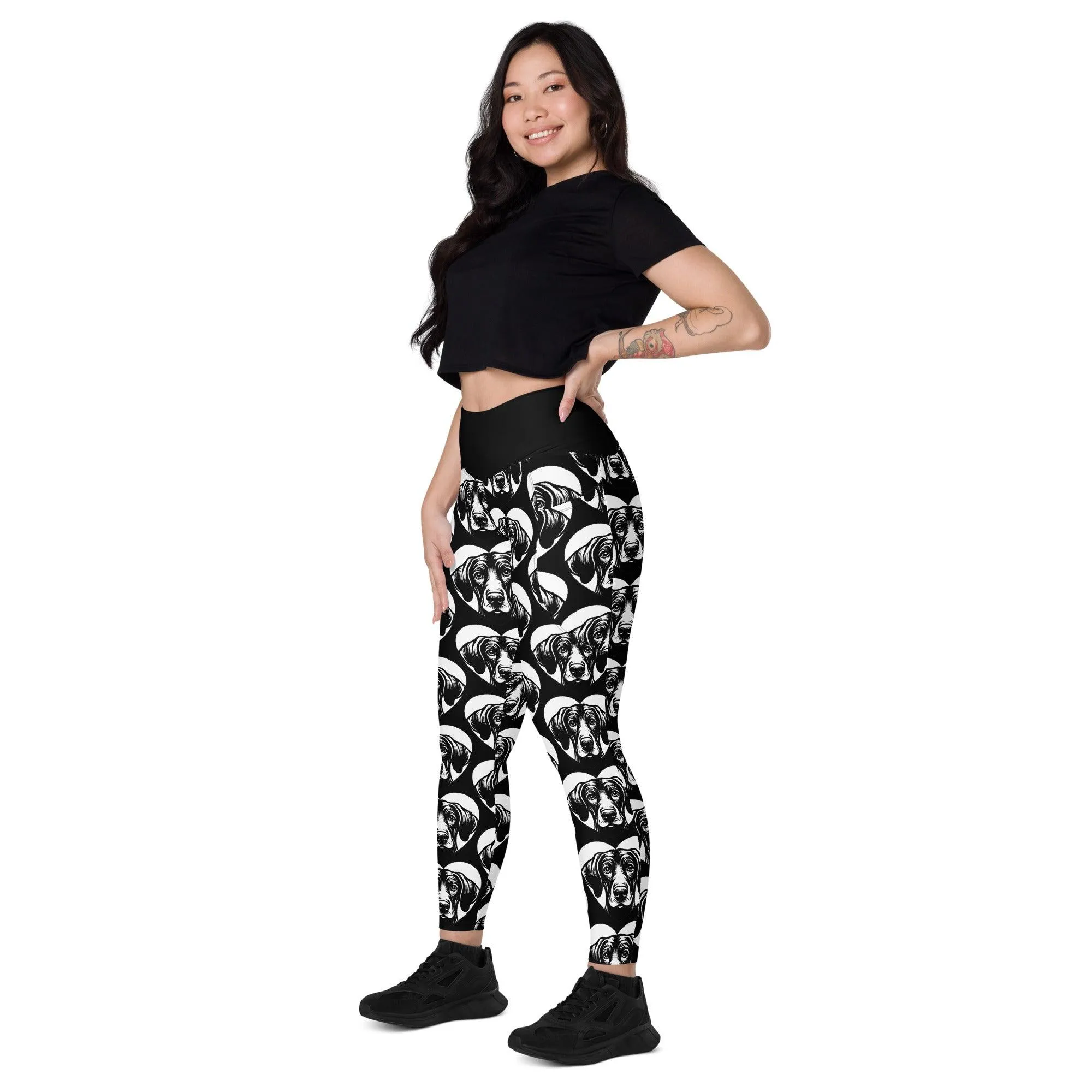 DOG BREED LEGGINGS with pockets - PLOTT HOUND - HERTTAHOUND
