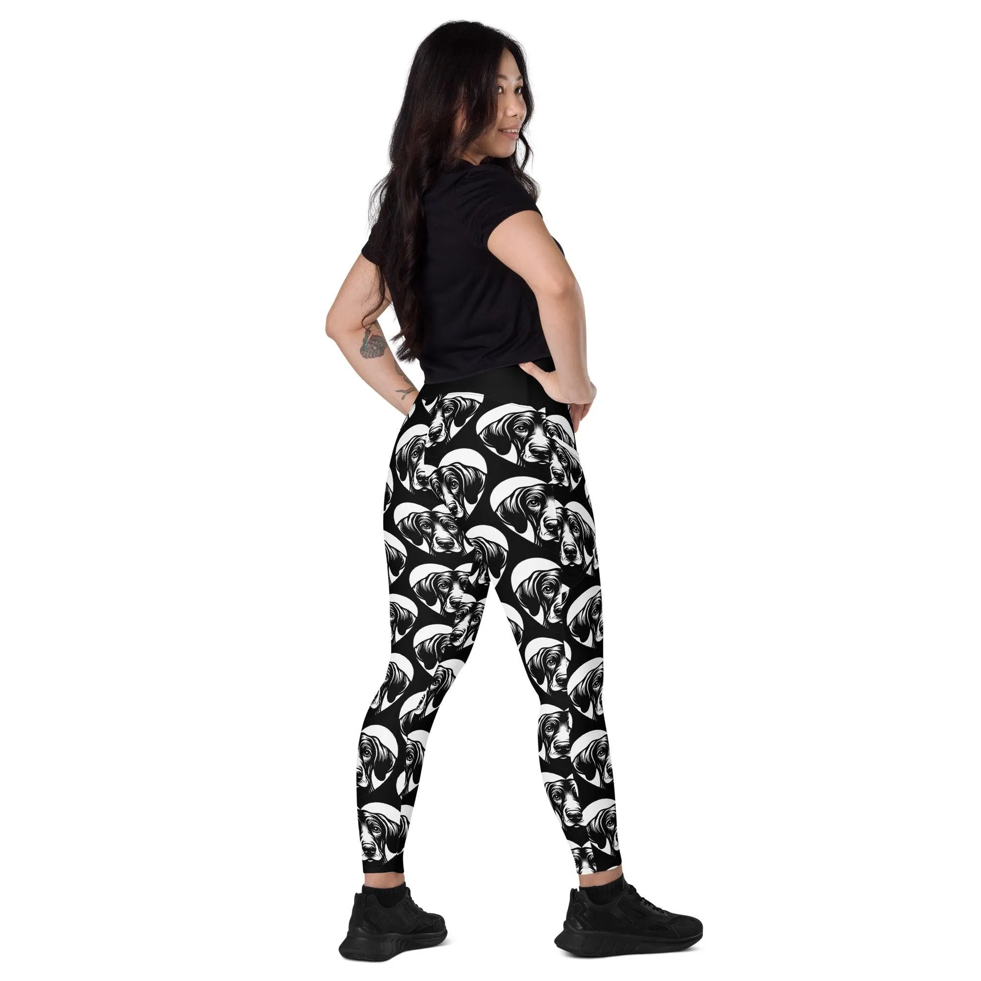 DOG BREED LEGGINGS with pockets - PLOTT HOUND - HERTTAHOUND