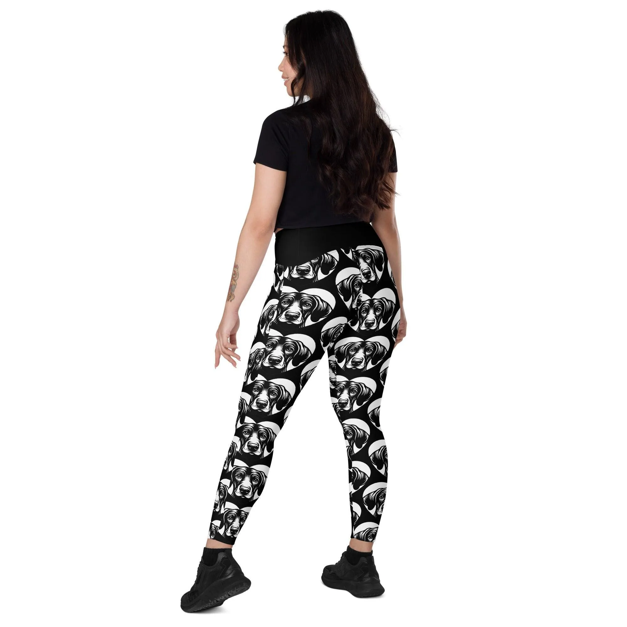 DOG BREED LEGGINGS with pockets - PLOTT HOUND - HERTTAHOUND
