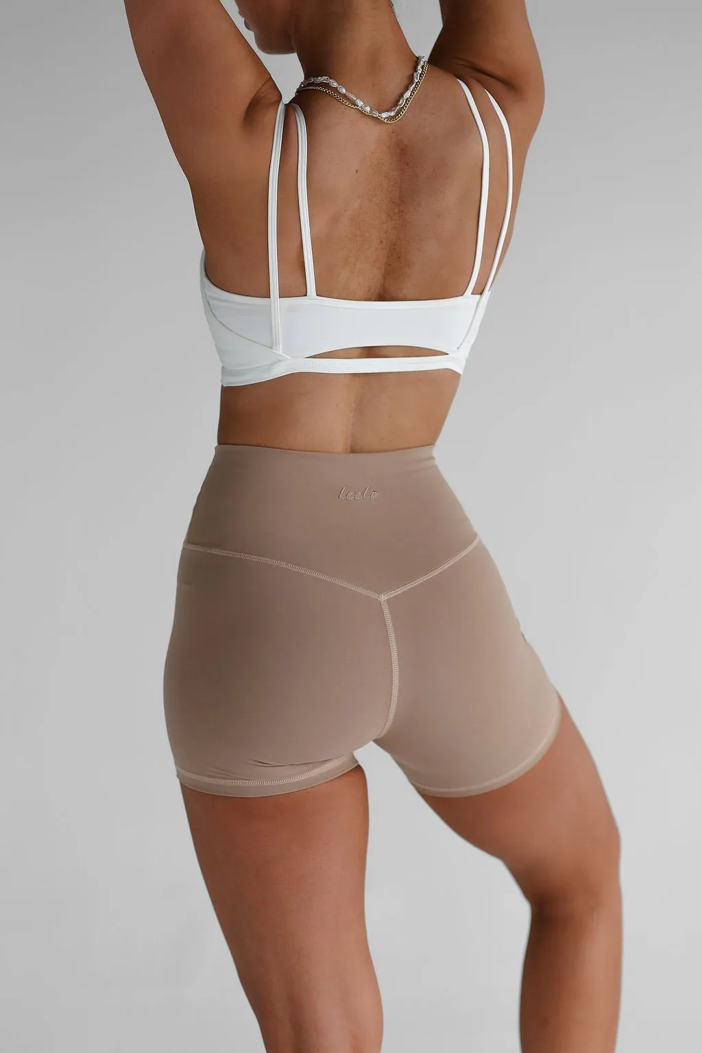 Double Layer Crop - White