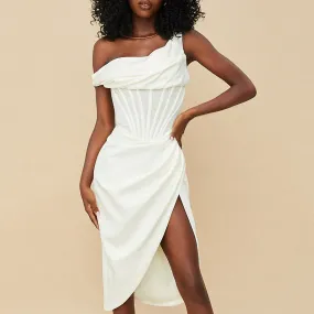 Eleganty Satin Bodycon Dress