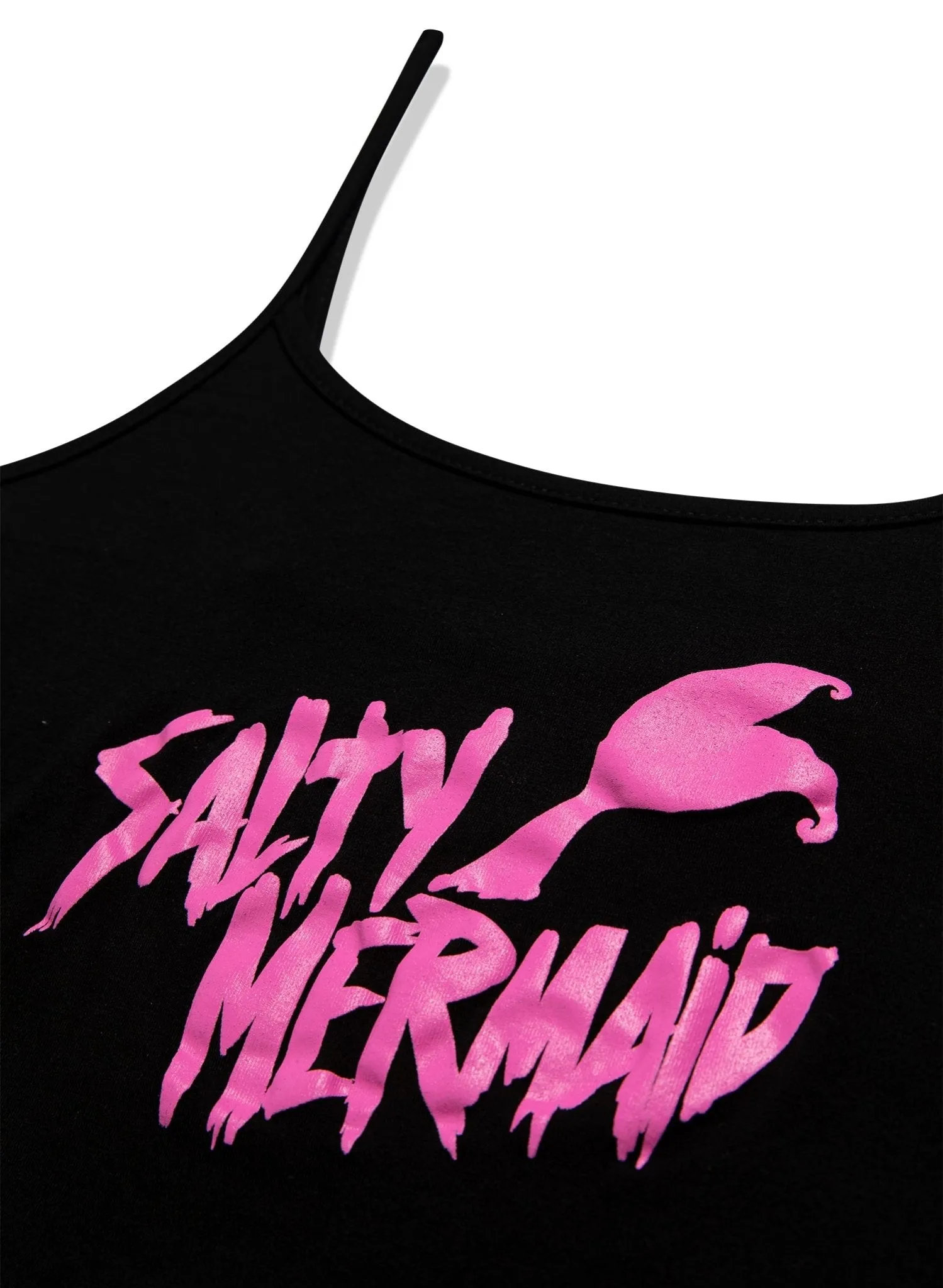 Fins Up Logo Cami - Black