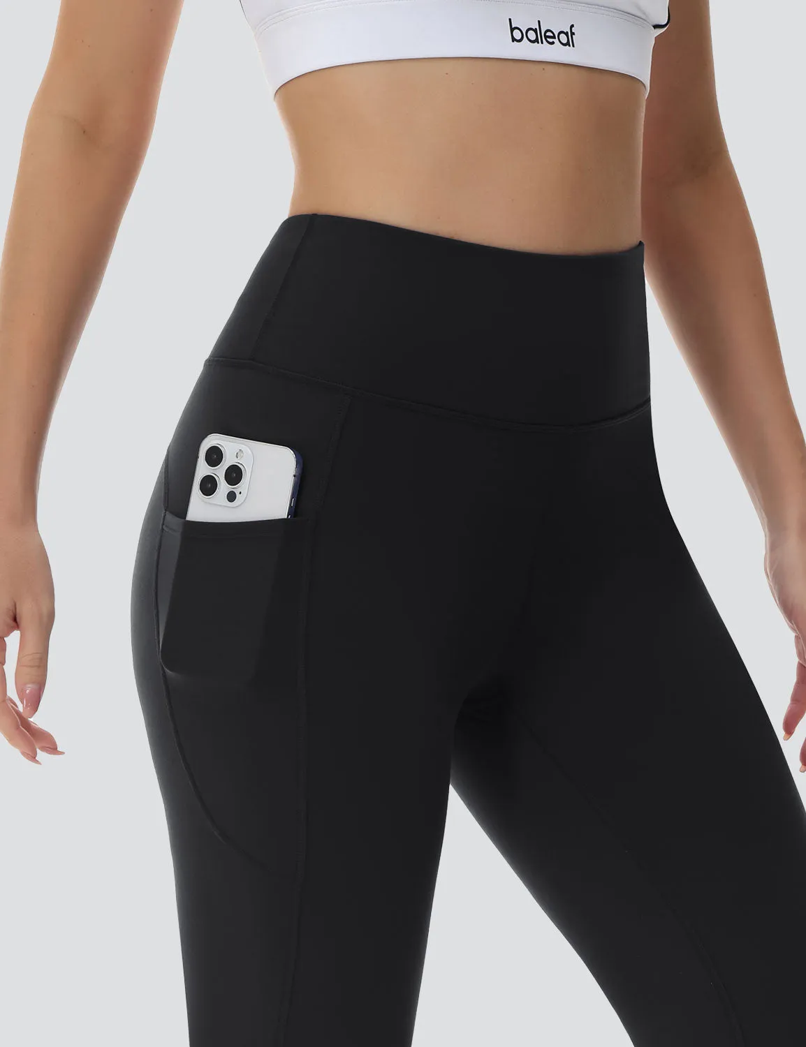 Flyleaf Pocketed Flared Pants