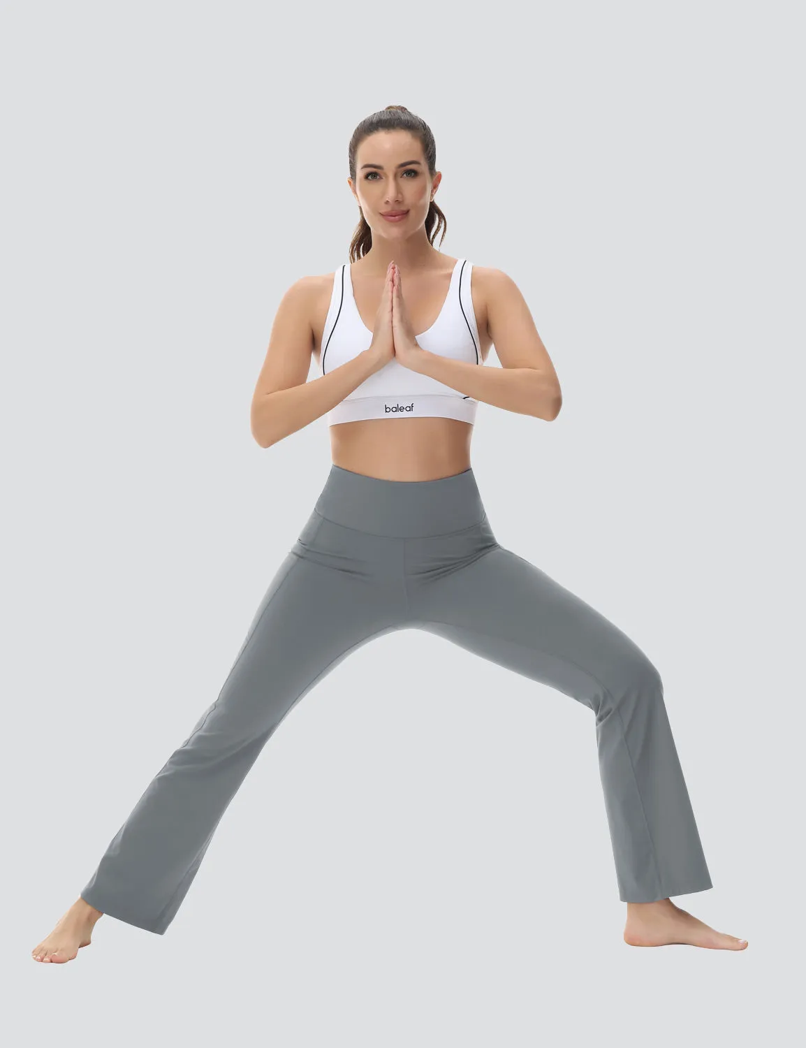 Flyleaf Pocketed Flared Pants