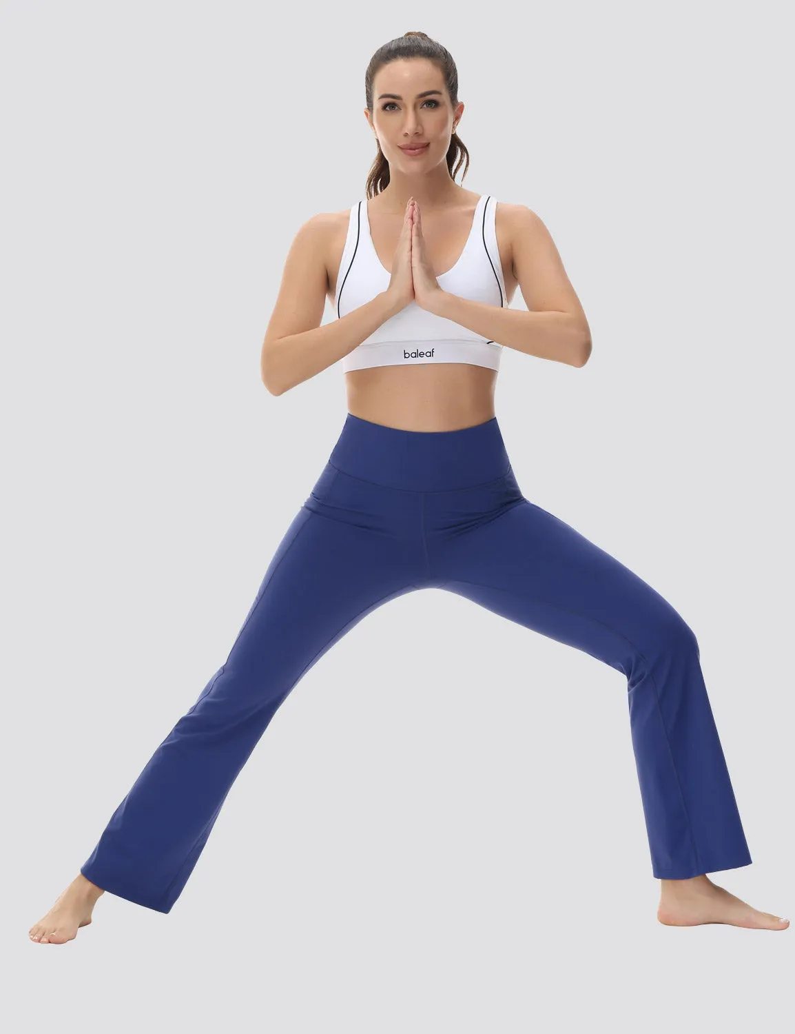 Flyleaf Pocketed Flared Pants