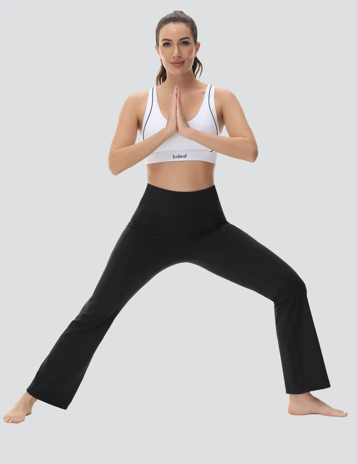 Flyleaf Pocketed Flared Pants